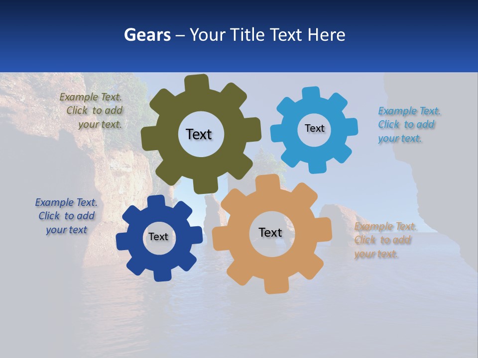 Sand White Coastal PowerPoint Template