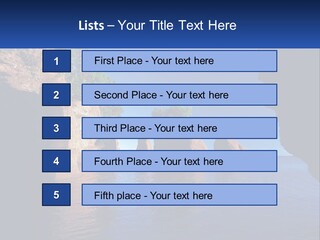 Sand White Coastal PowerPoint Template