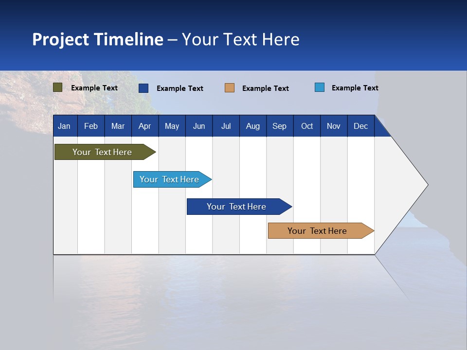 Sand White Coastal PowerPoint Template