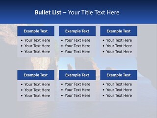 Sand White Coastal PowerPoint Template