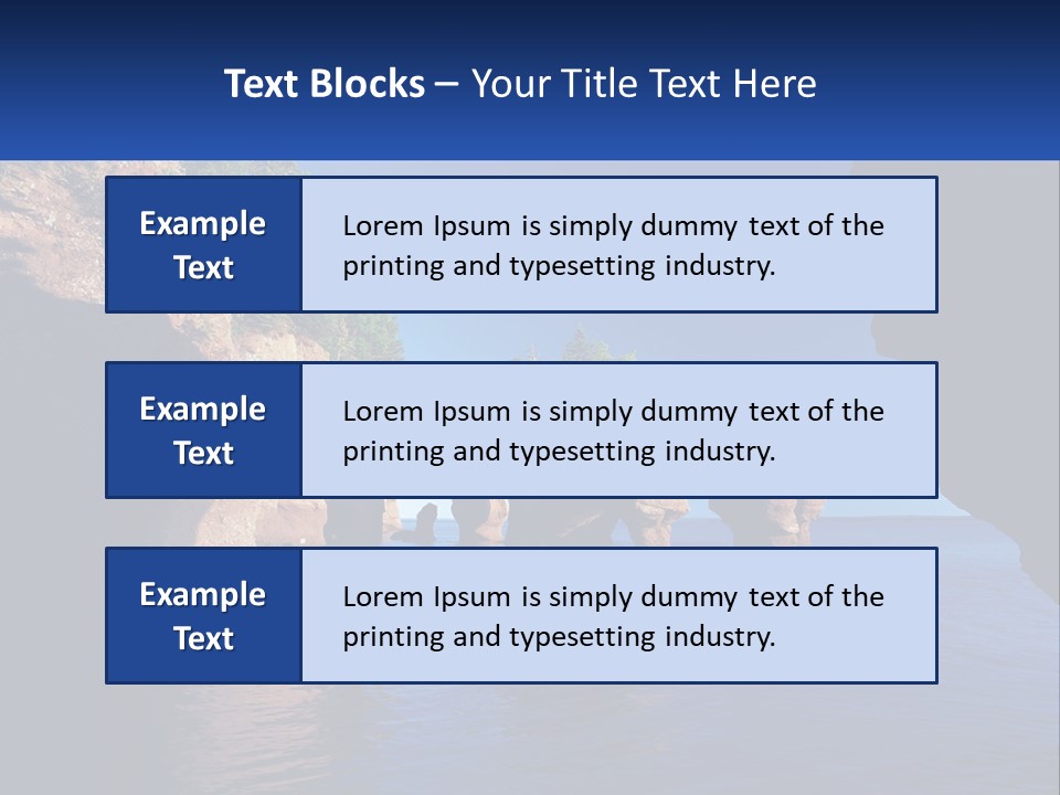 Sand White Coastal PowerPoint Template