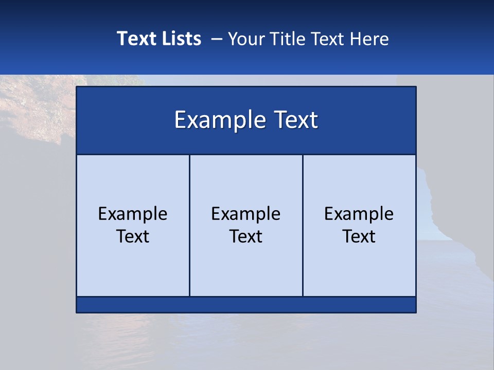 Sand White Coastal PowerPoint Template