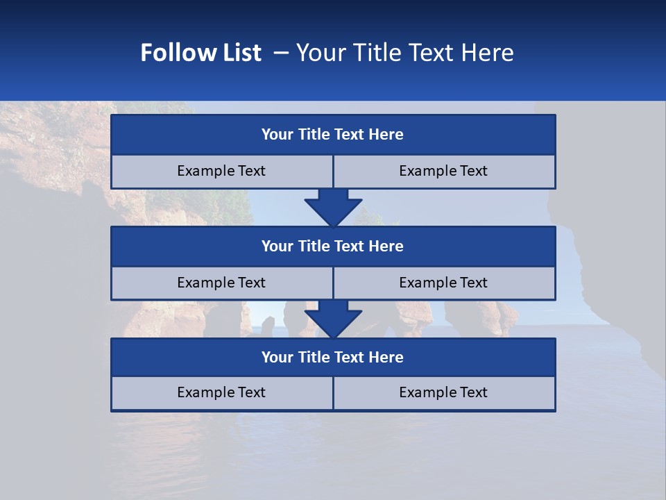 Sand White Coastal PowerPoint Template
