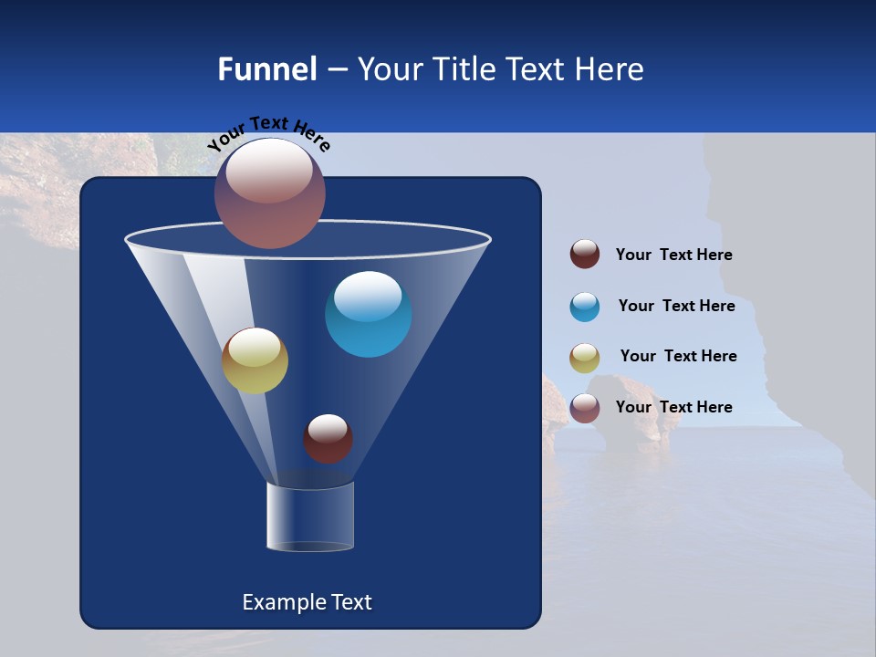 Sand White Coastal PowerPoint Template