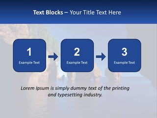 Sand White Coastal PowerPoint Template