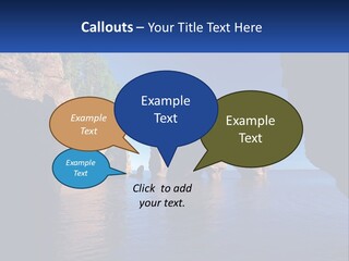 Sand White Coastal PowerPoint Template