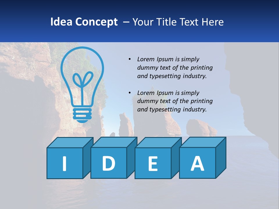 Sand White Coastal PowerPoint Template