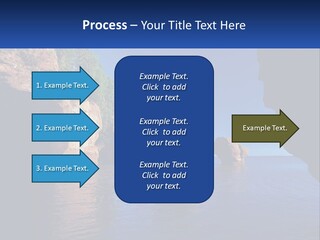 Sand White Coastal PowerPoint Template