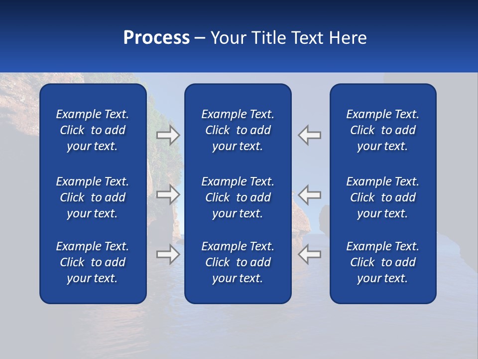 Sand White Coastal PowerPoint Template