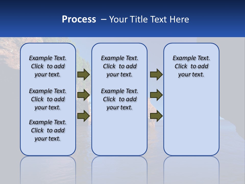 Sand White Coastal PowerPoint Template