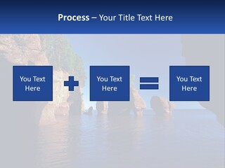 Sand White Coastal PowerPoint Template