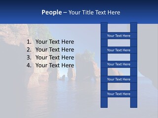 Sand White Coastal PowerPoint Template