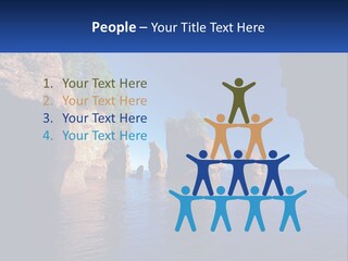 Sand White Coastal PowerPoint Template