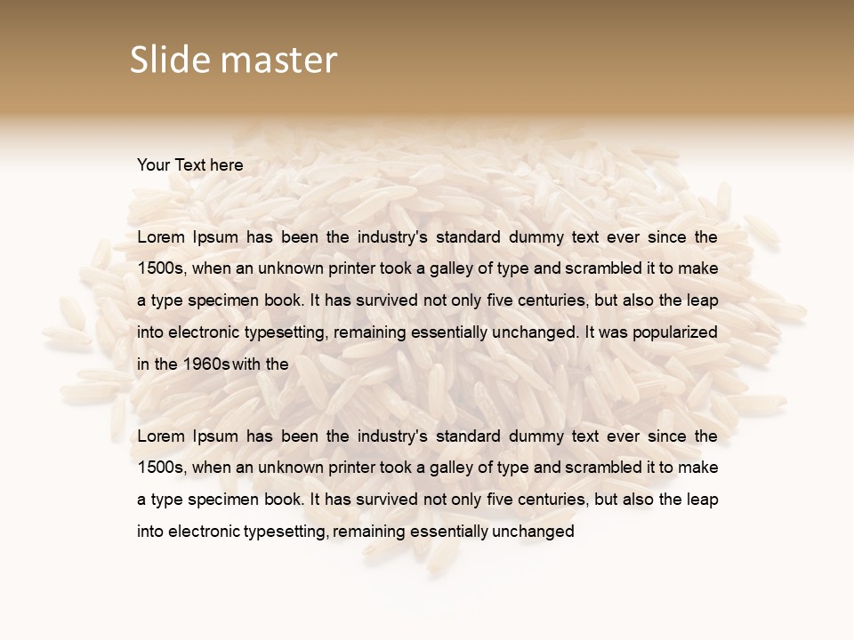 Peaceful Sunset Water PowerPoint Template