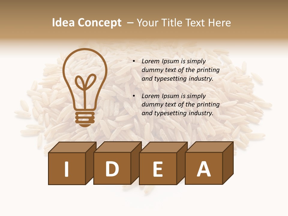 Peaceful Sunset Water PowerPoint Template