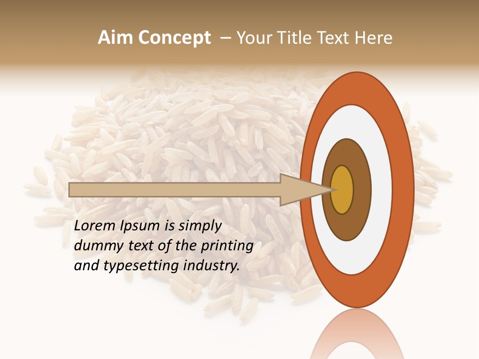 Peaceful Sunset Water PowerPoint Template