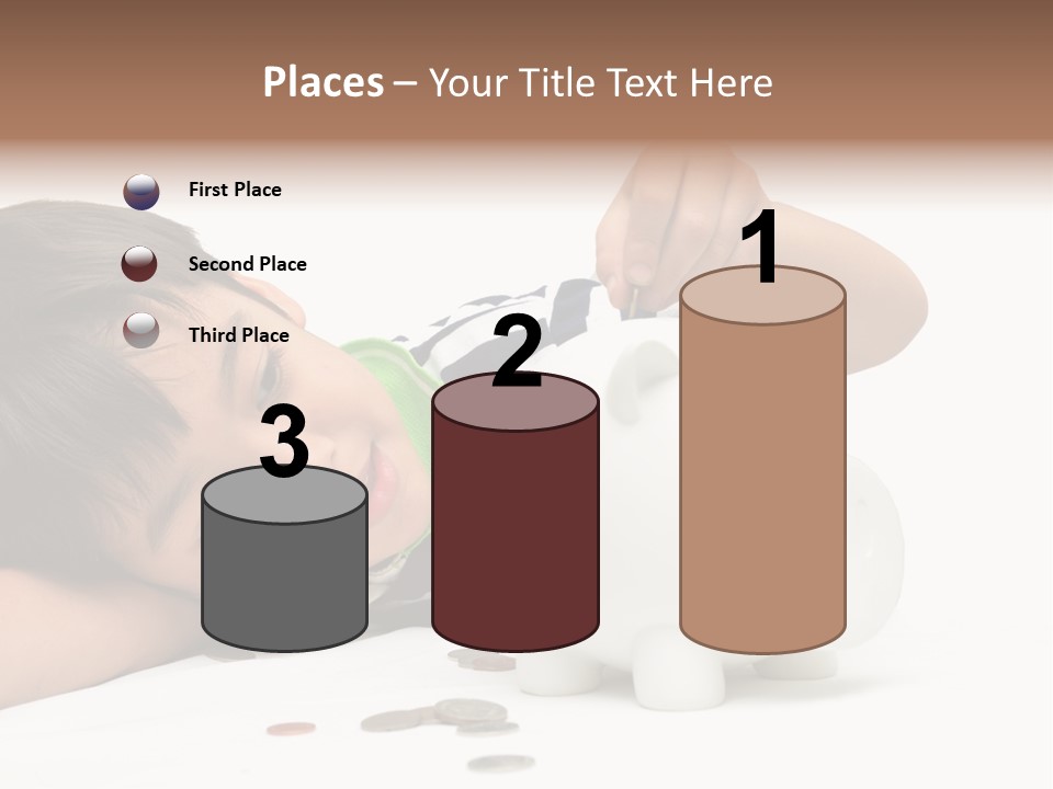 Family Sand Ocean PowerPoint Template