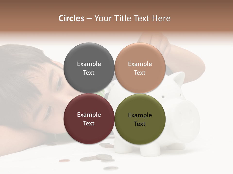 Family Sand Ocean PowerPoint Template