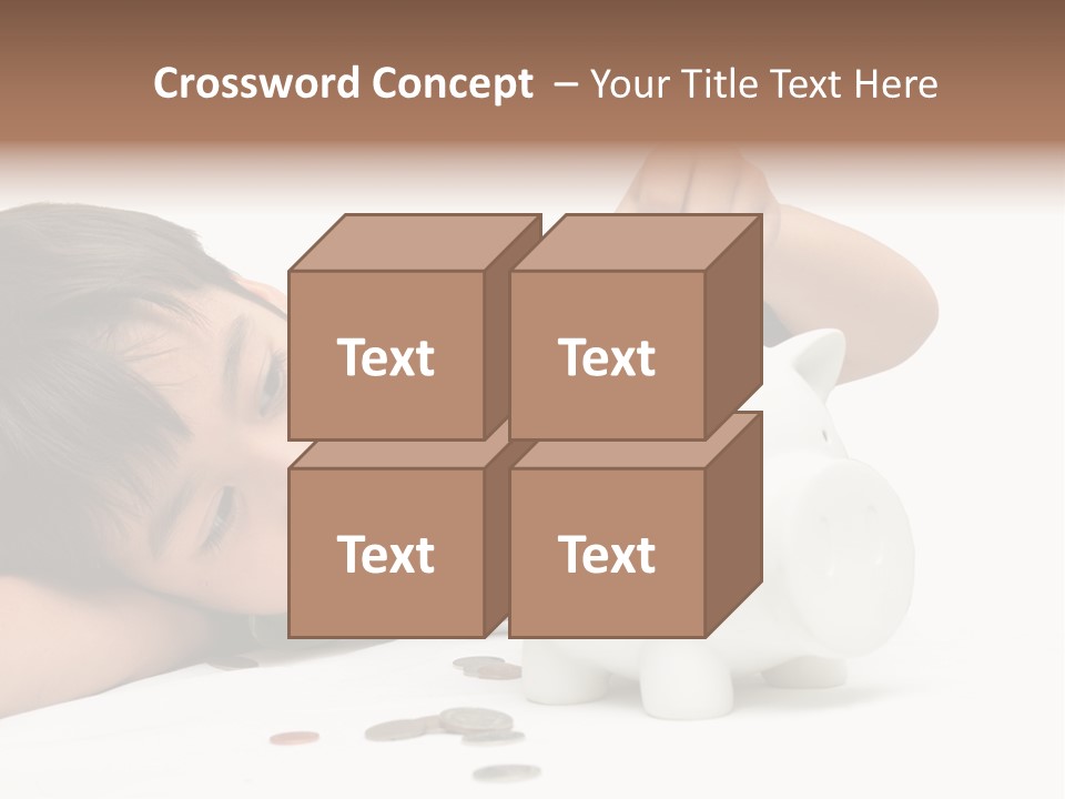 Family Sand Ocean PowerPoint Template