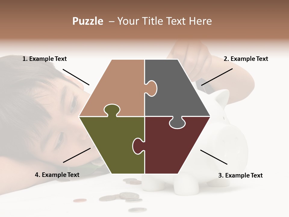 Family Sand Ocean PowerPoint Template