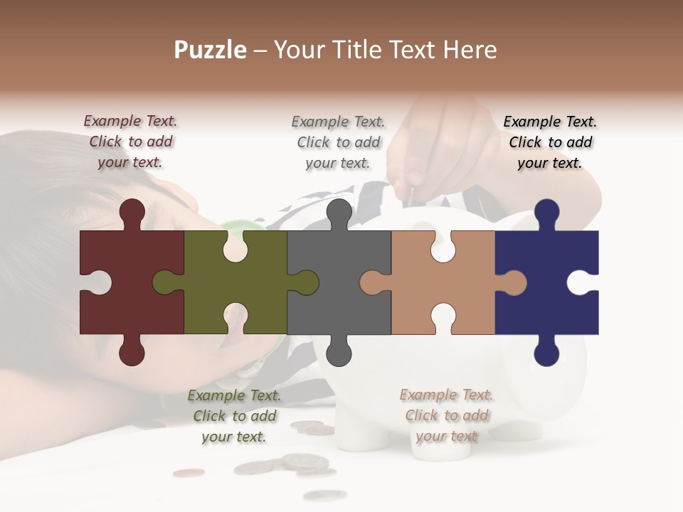 Family Sand Ocean PowerPoint Template