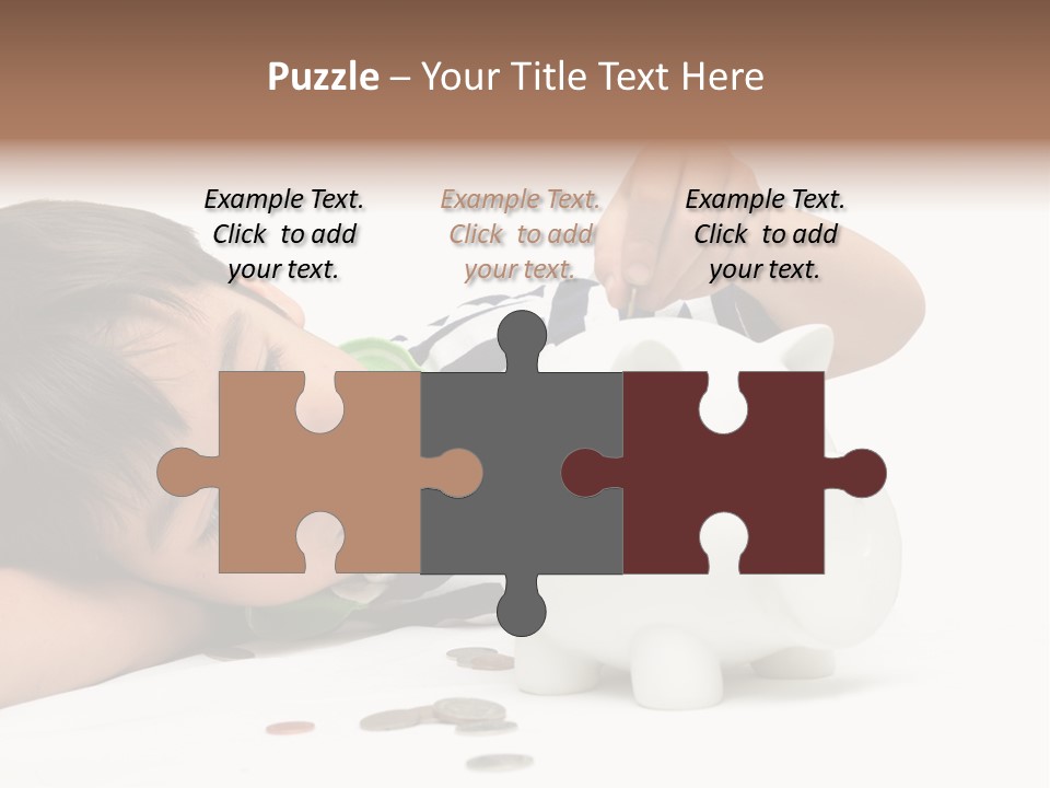 Family Sand Ocean PowerPoint Template