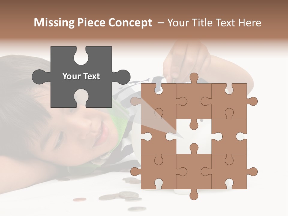 Family Sand Ocean PowerPoint Template