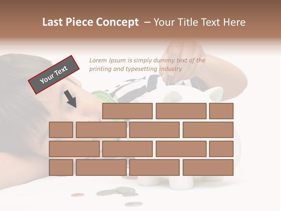 Family Sand Ocean PowerPoint Template