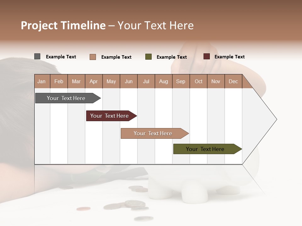 Family Sand Ocean PowerPoint Template
