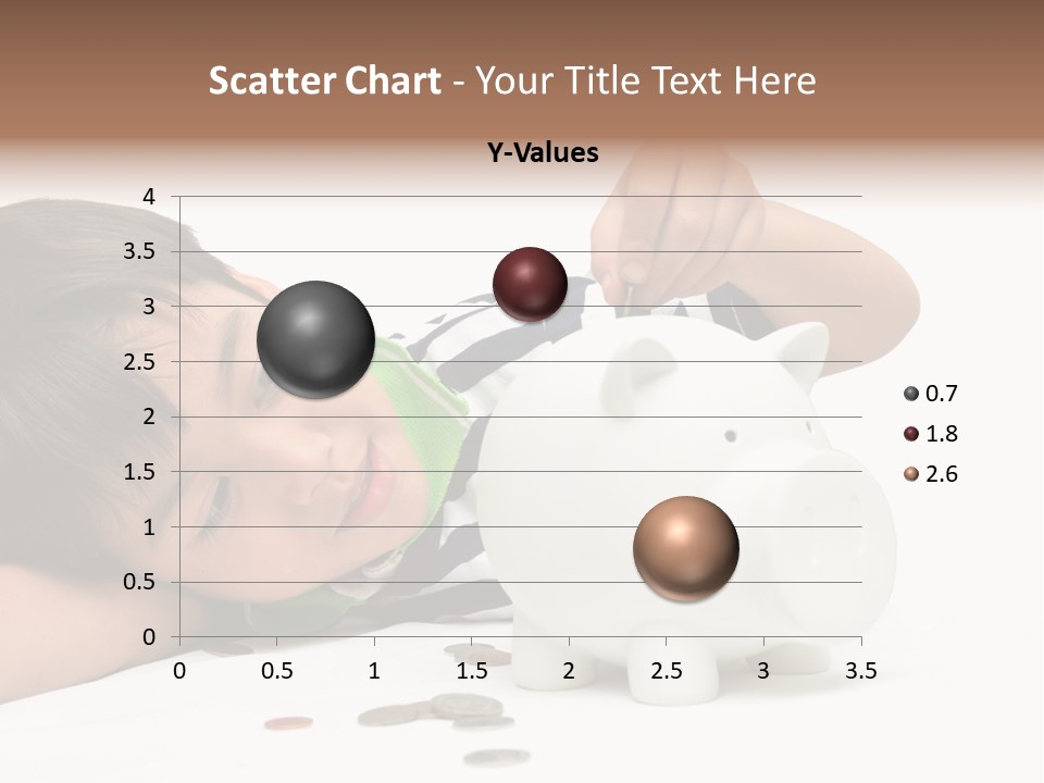 Family Sand Ocean PowerPoint Template