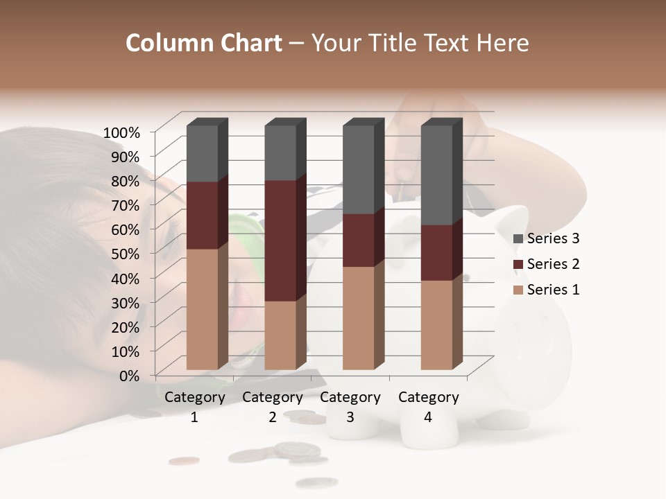 Family Sand Ocean PowerPoint Template