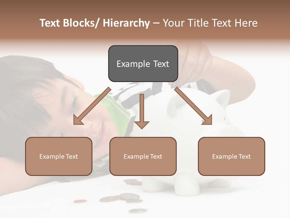 Family Sand Ocean PowerPoint Template