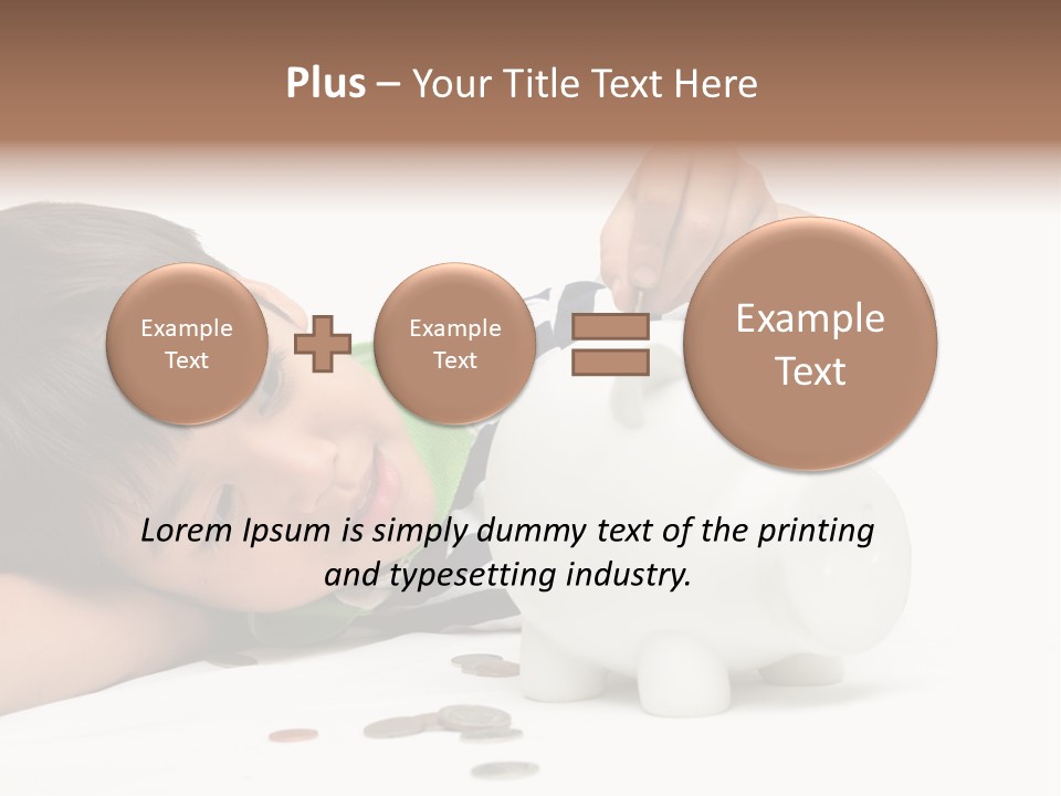 Family Sand Ocean PowerPoint Template