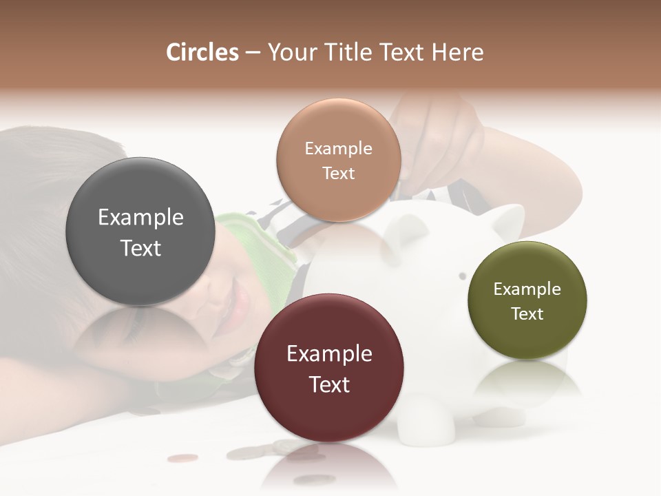 Family Sand Ocean PowerPoint Template