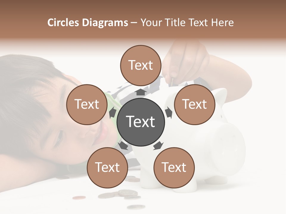 Family Sand Ocean PowerPoint Template