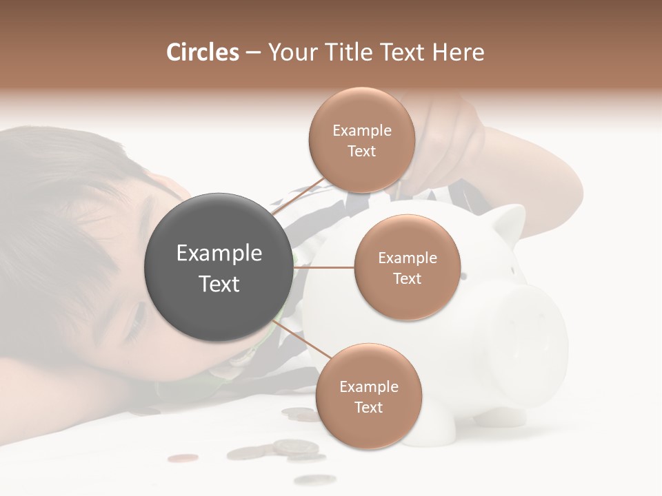 Family Sand Ocean PowerPoint Template