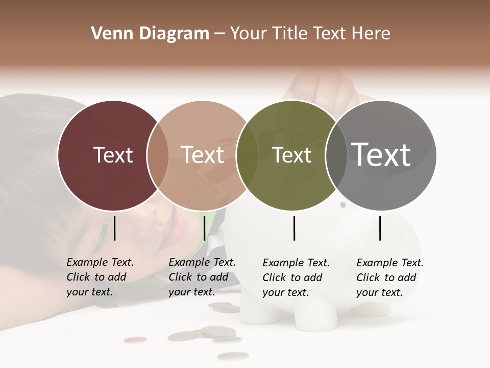 Family Sand Ocean PowerPoint Template