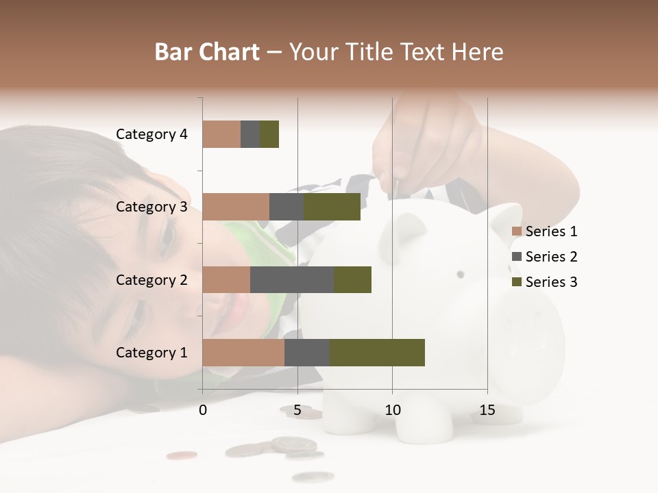 Family Sand Ocean PowerPoint Template
