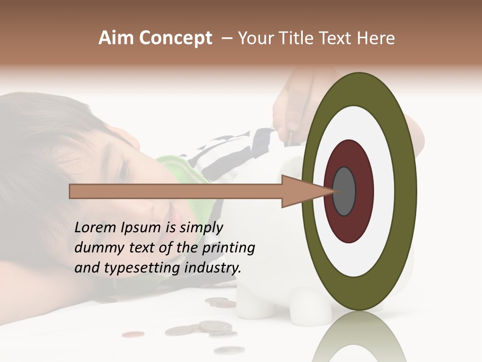 Family Sand Ocean PowerPoint Template