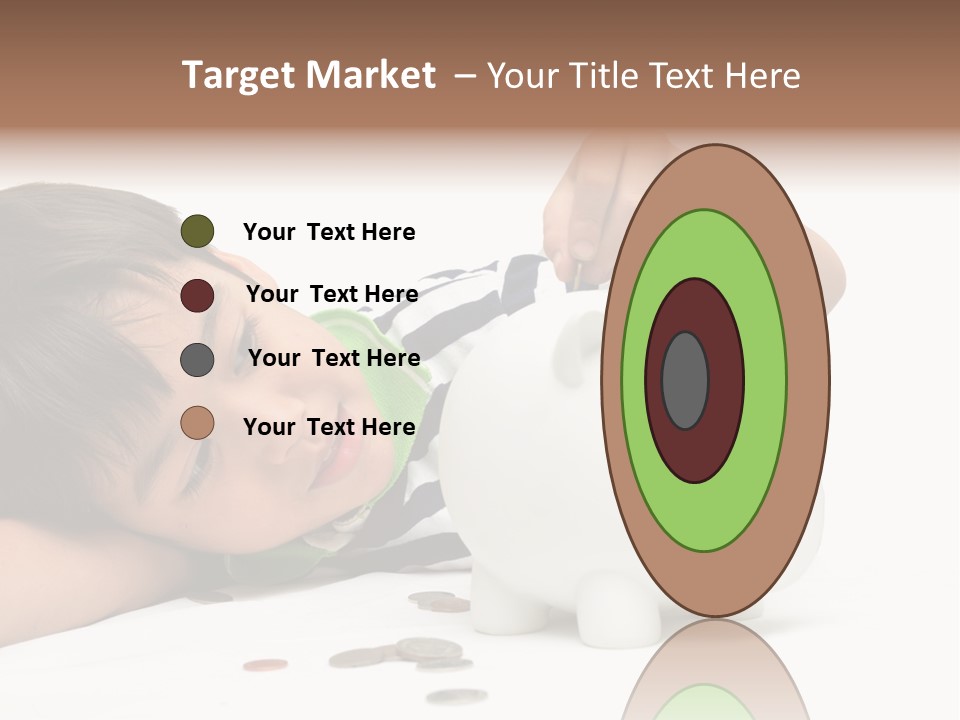 Family Sand Ocean PowerPoint Template