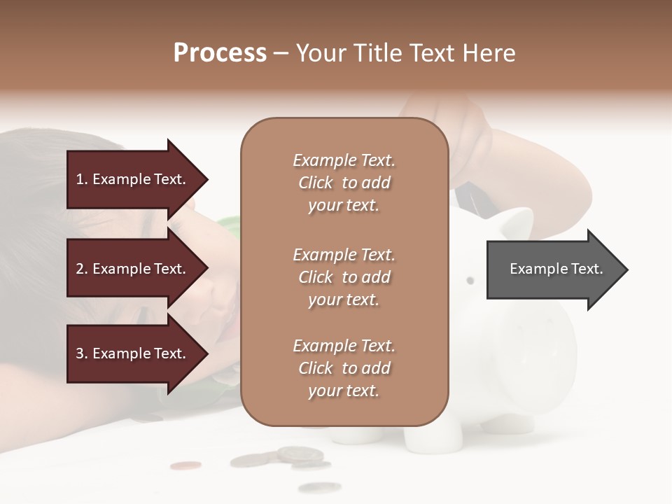 Family Sand Ocean PowerPoint Template
