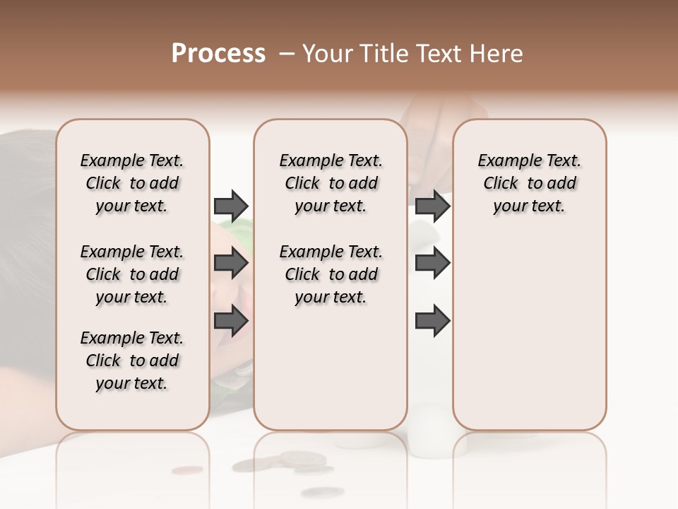 Family Sand Ocean PowerPoint Template