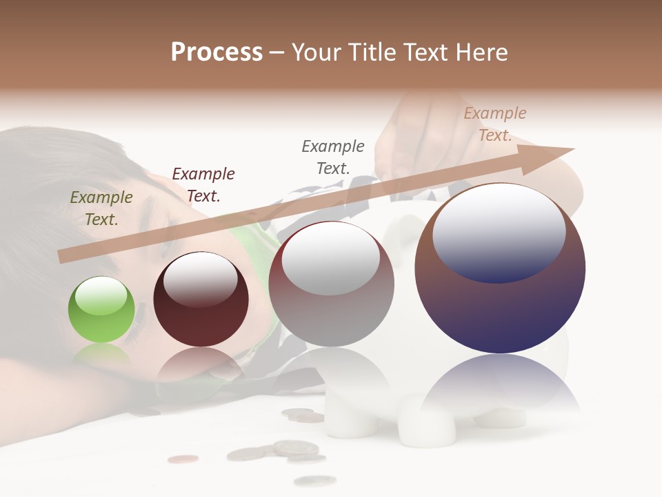 Family Sand Ocean PowerPoint Template