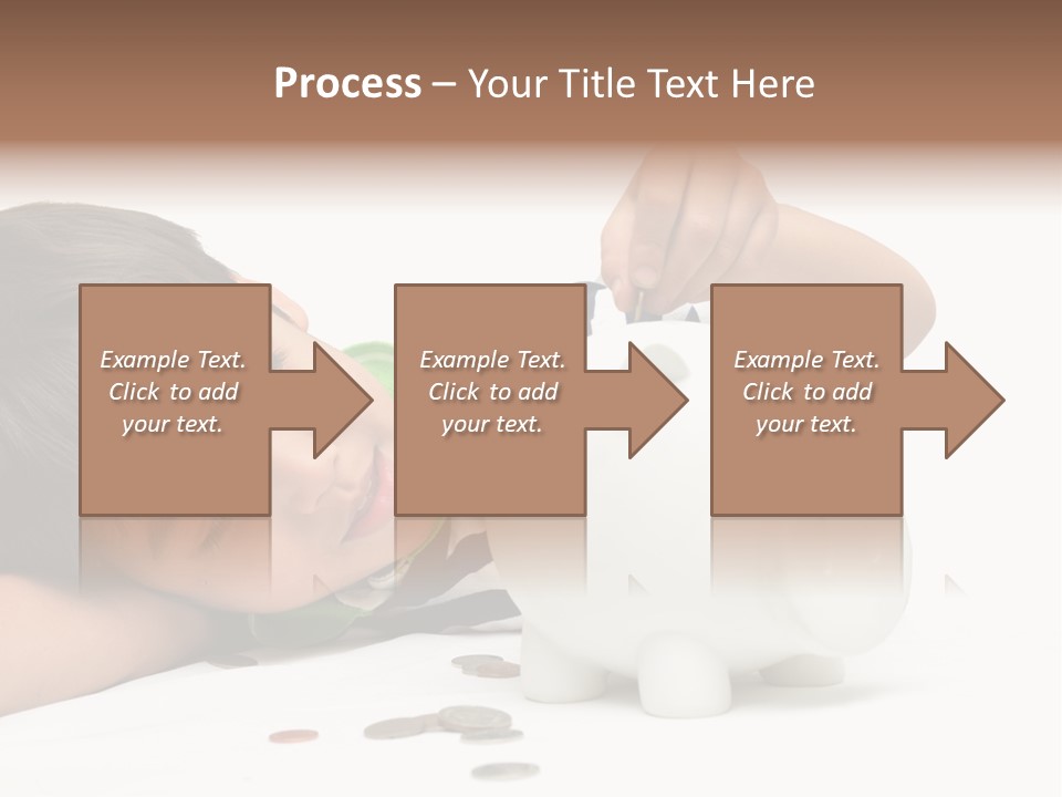 Family Sand Ocean PowerPoint Template