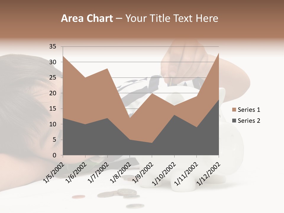 Family Sand Ocean PowerPoint Template
