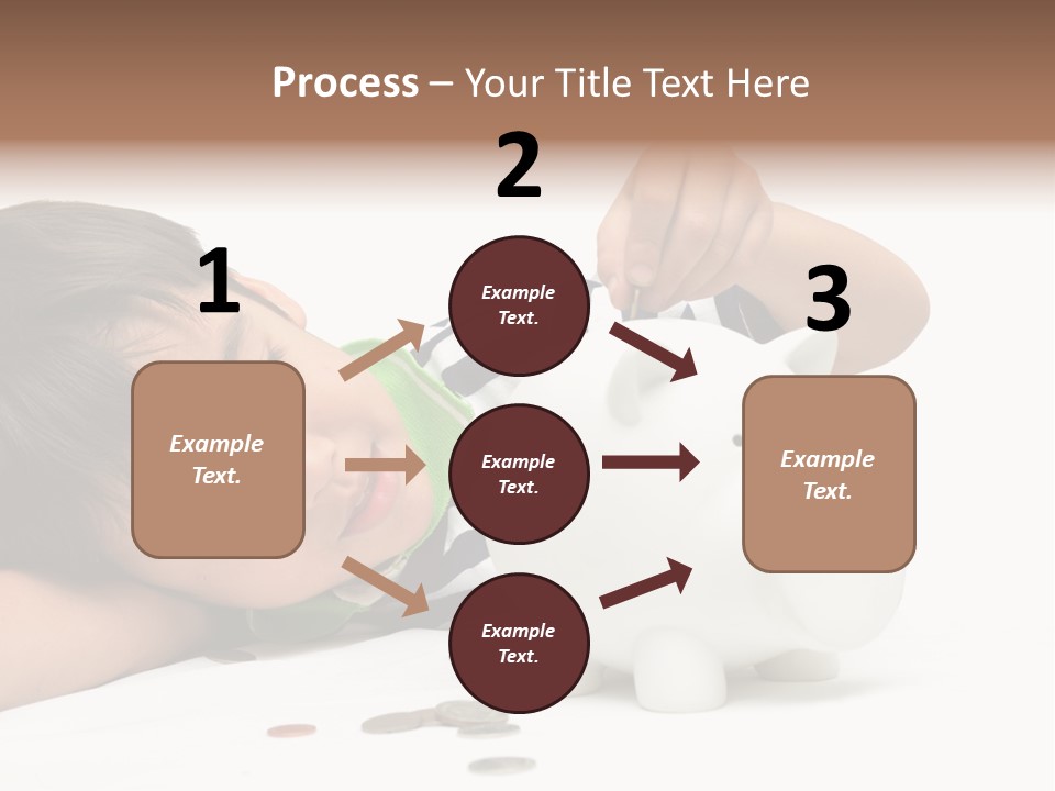 Family Sand Ocean PowerPoint Template