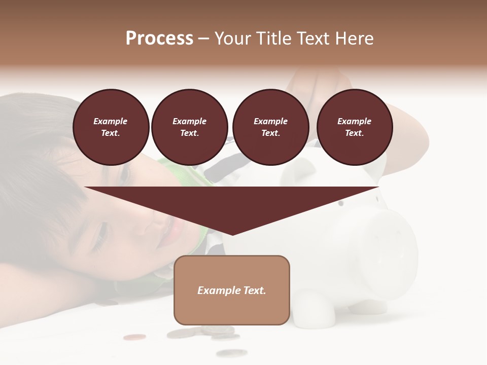 Family Sand Ocean PowerPoint Template