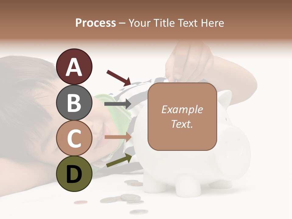 Family Sand Ocean PowerPoint Template