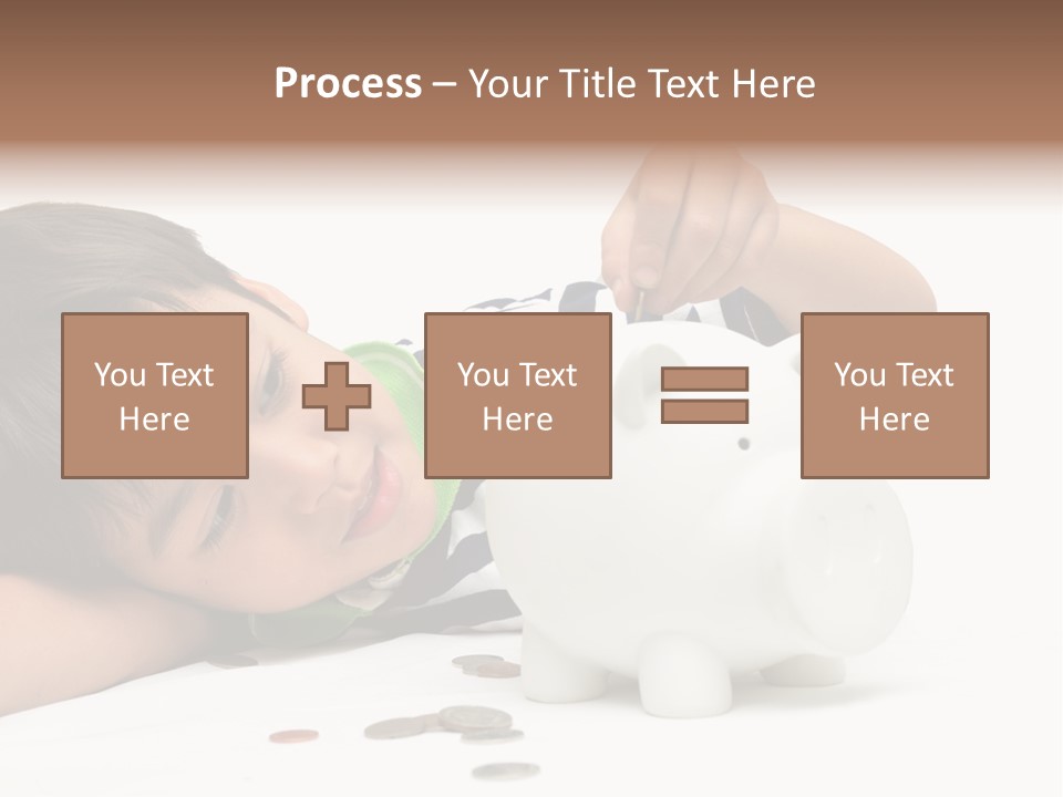 Family Sand Ocean PowerPoint Template