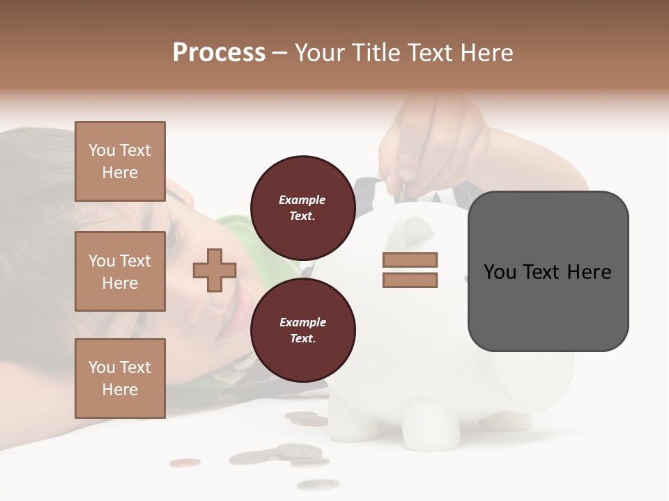 Family Sand Ocean PowerPoint Template